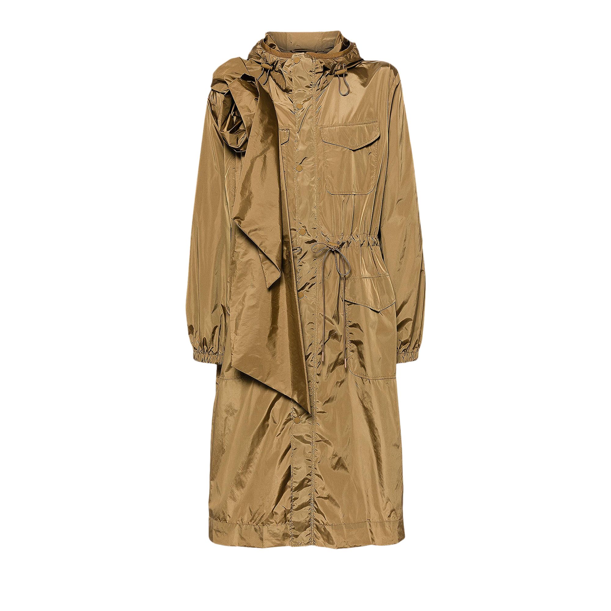 Pre-owned Simone Rocha Multi Pocket Utility Tech Nylon Parka 'brown' | Men's Size S