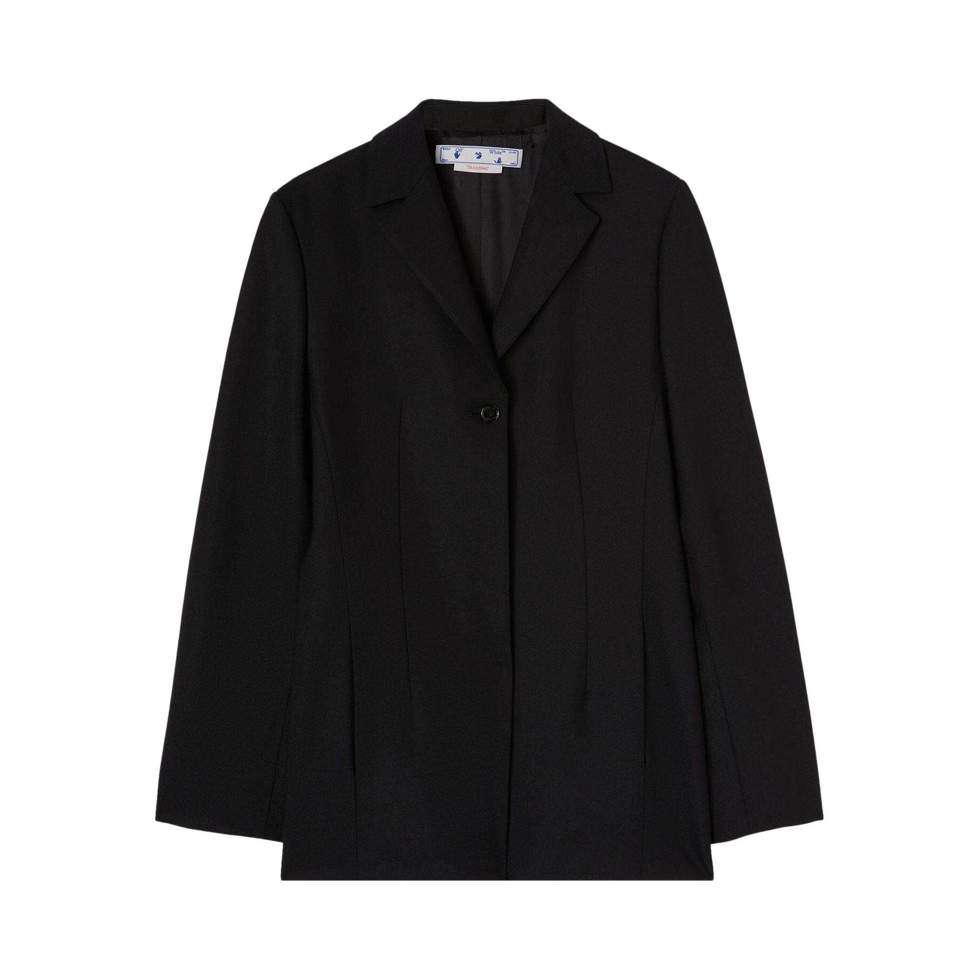 Pre-owned Off-white Back Buckle Jacket 'black' | Women's Size 40