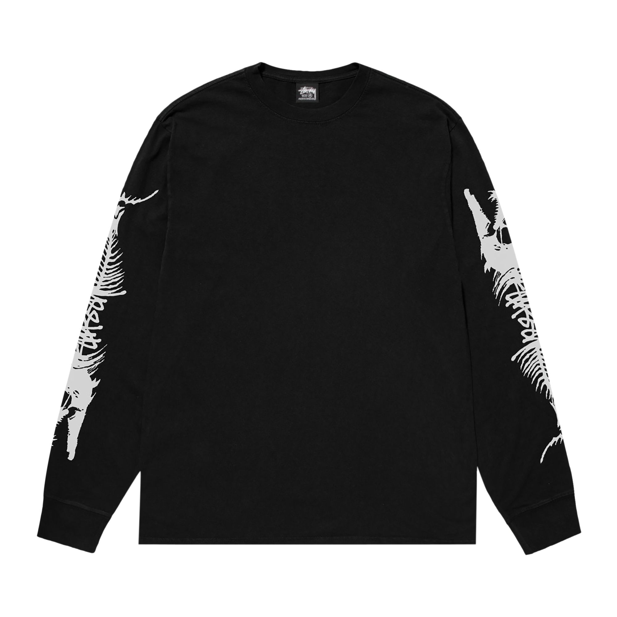 Stussy Barracuda Long-Sleeve Tee 'Black' | Men's Size M