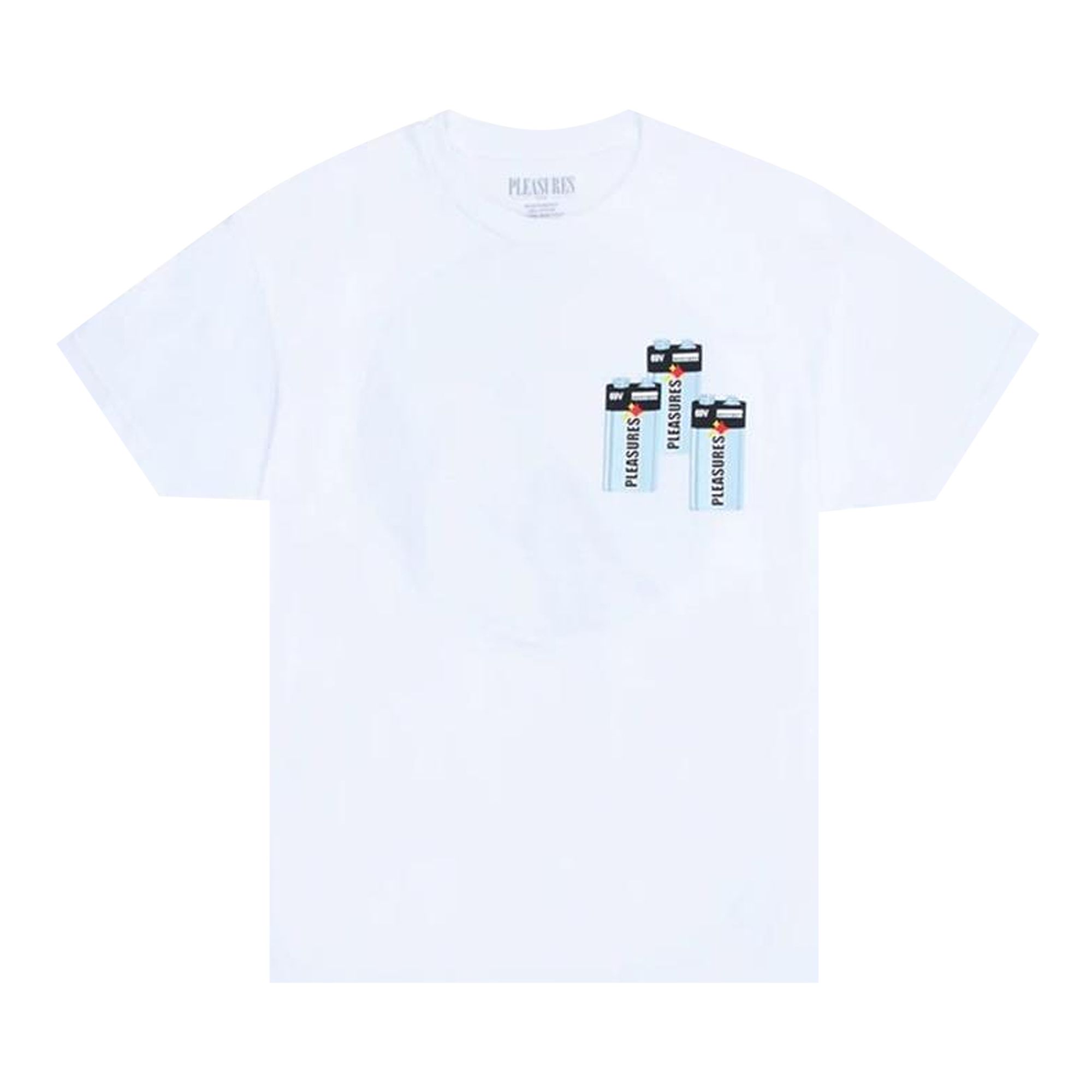 Pre-owned Pleasures Charge T-shirt 'white' | Men's Size S