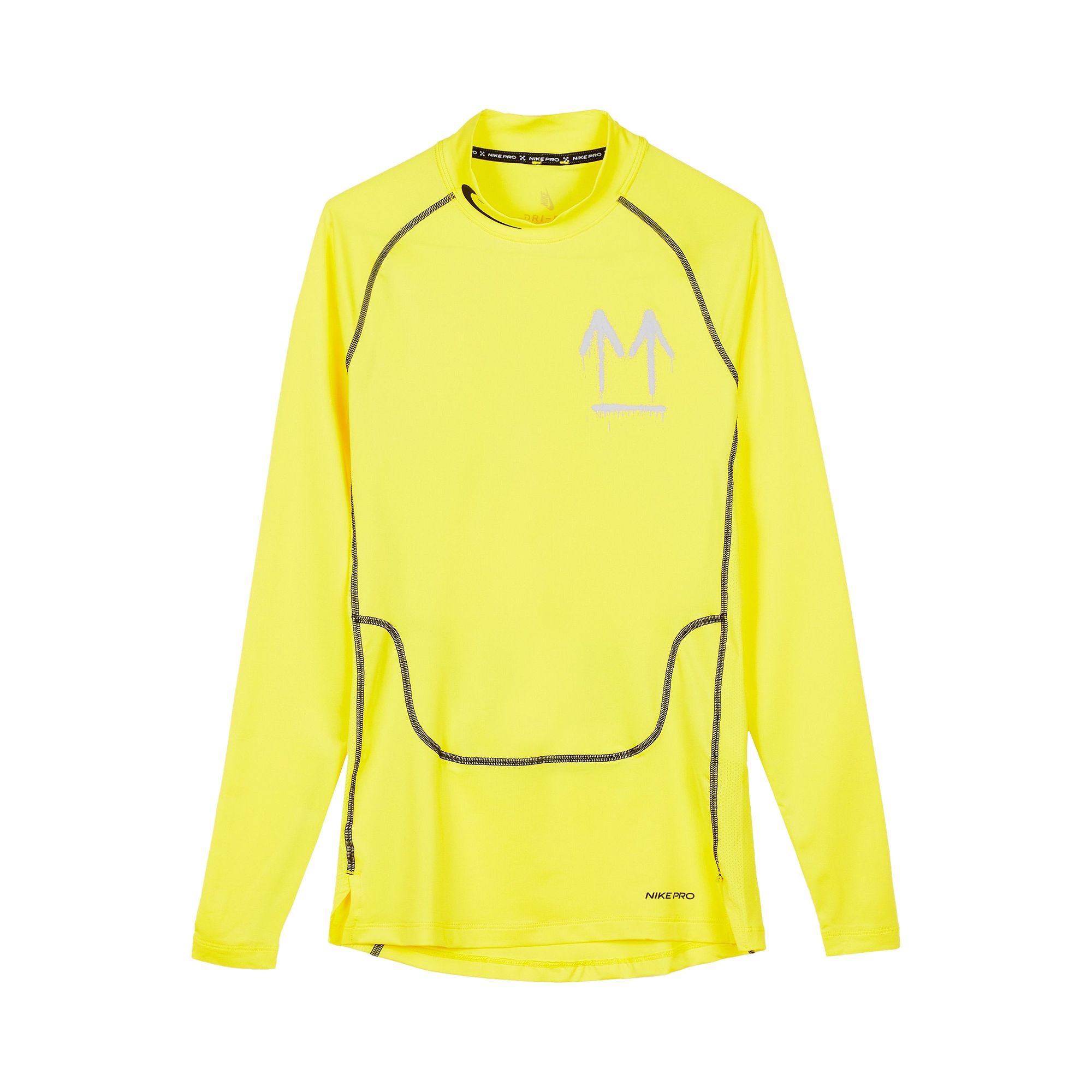Nike x Off-White Long-Sleeve Running Top 'Opti Yellow' | Men's Size M