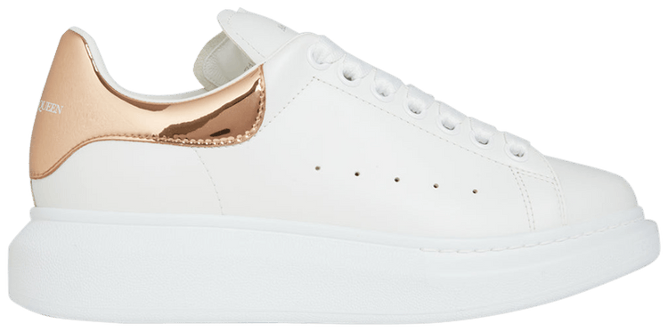 Buy Alexander McQueen Wmns Oversized Sneaker White Bronze 718232 WIEE4 9094 GOAT DE