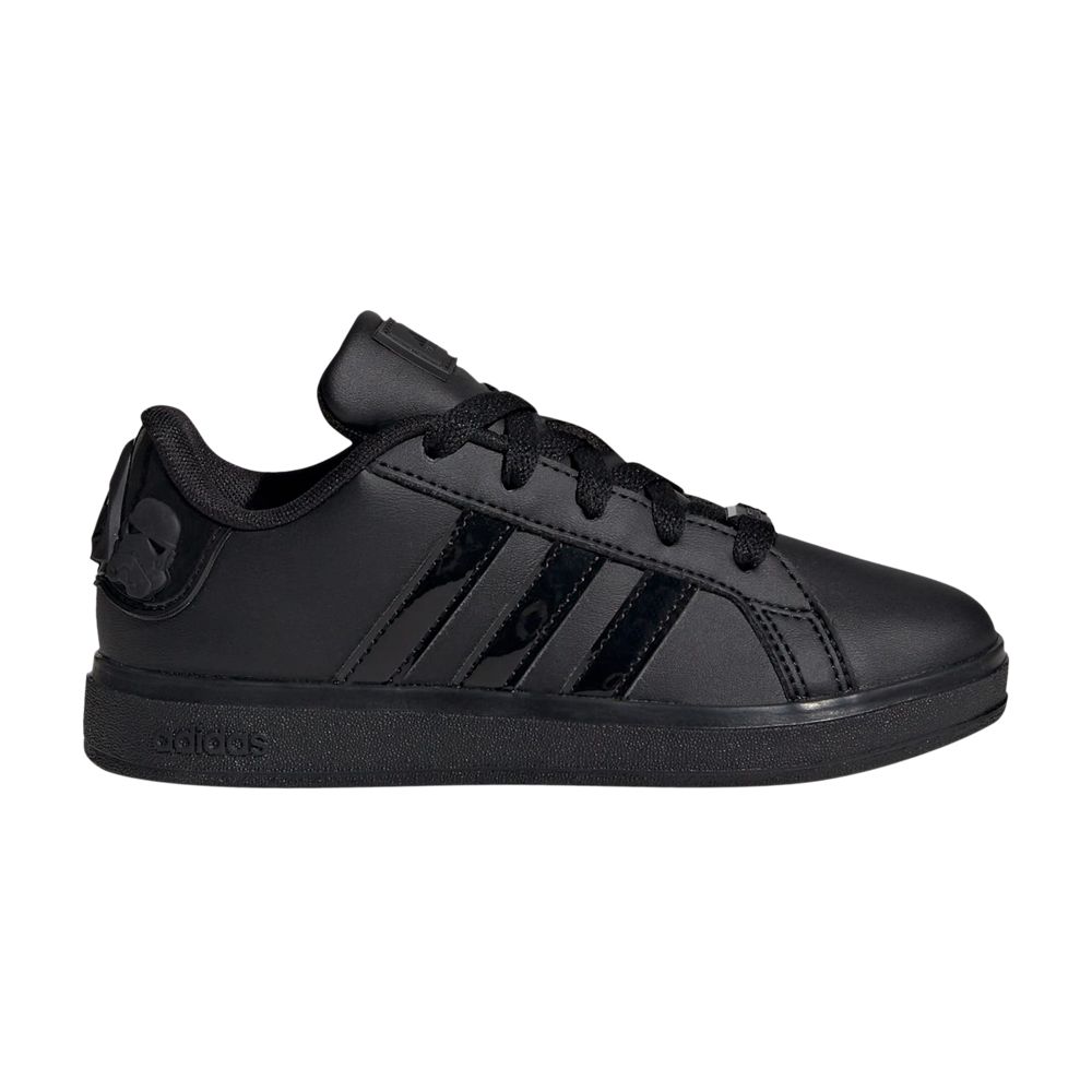 Pre-owned Adidas Originals Adidas Star Wars X Grand Court 2.0 K 'darth Vader And Storm Troopers - Black' | Kid's Size 1.5