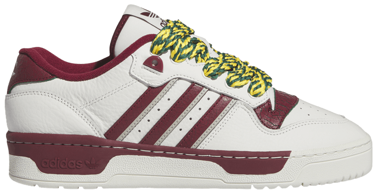adidas x Trae Young ☆ Rivalry Low ‘White Maroon ’ Buy Trae Young x Rivalry Low 'White Maroon' - IH7740 | GOAT