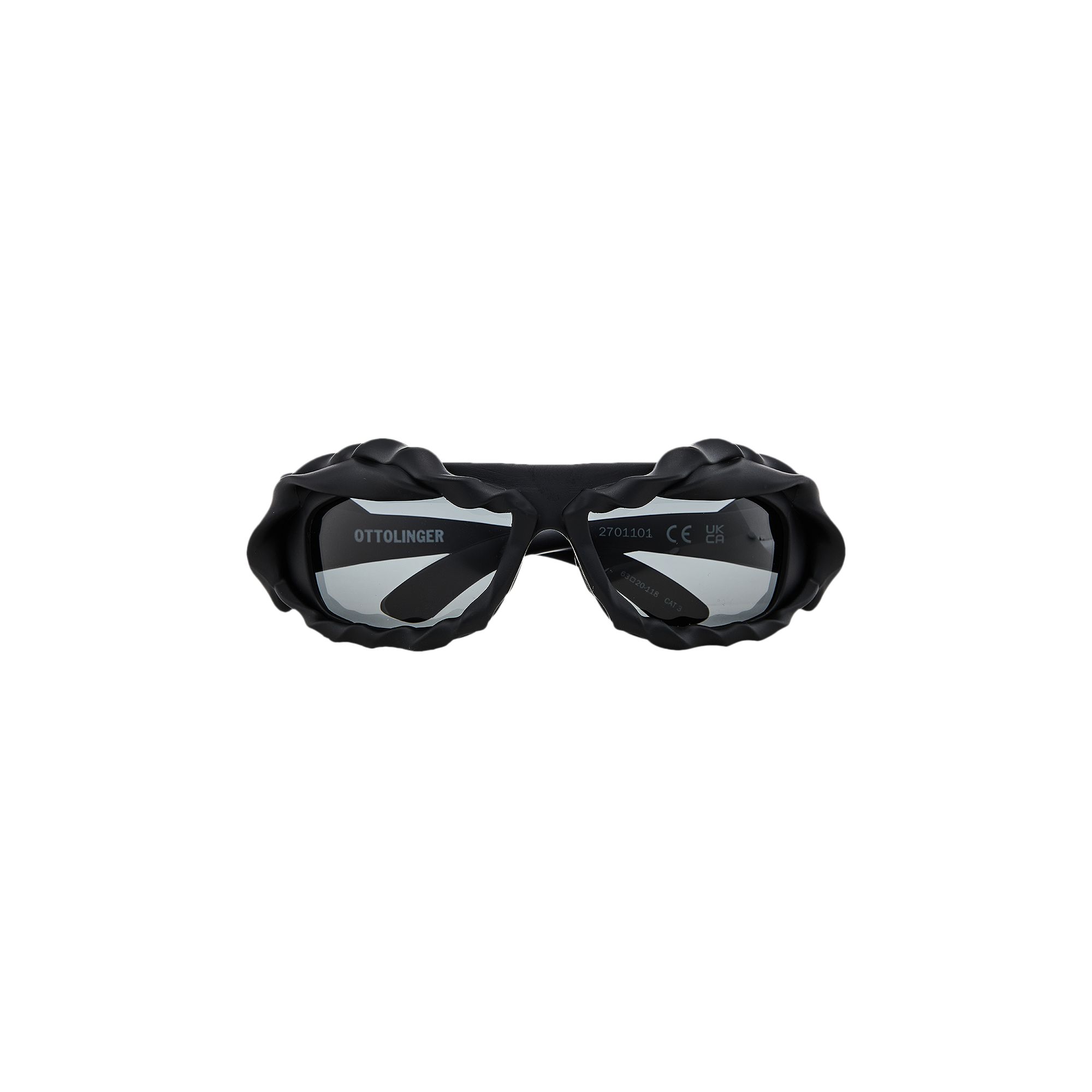 Pre-owned Ottolinger Twisted Sunglasses 'black'