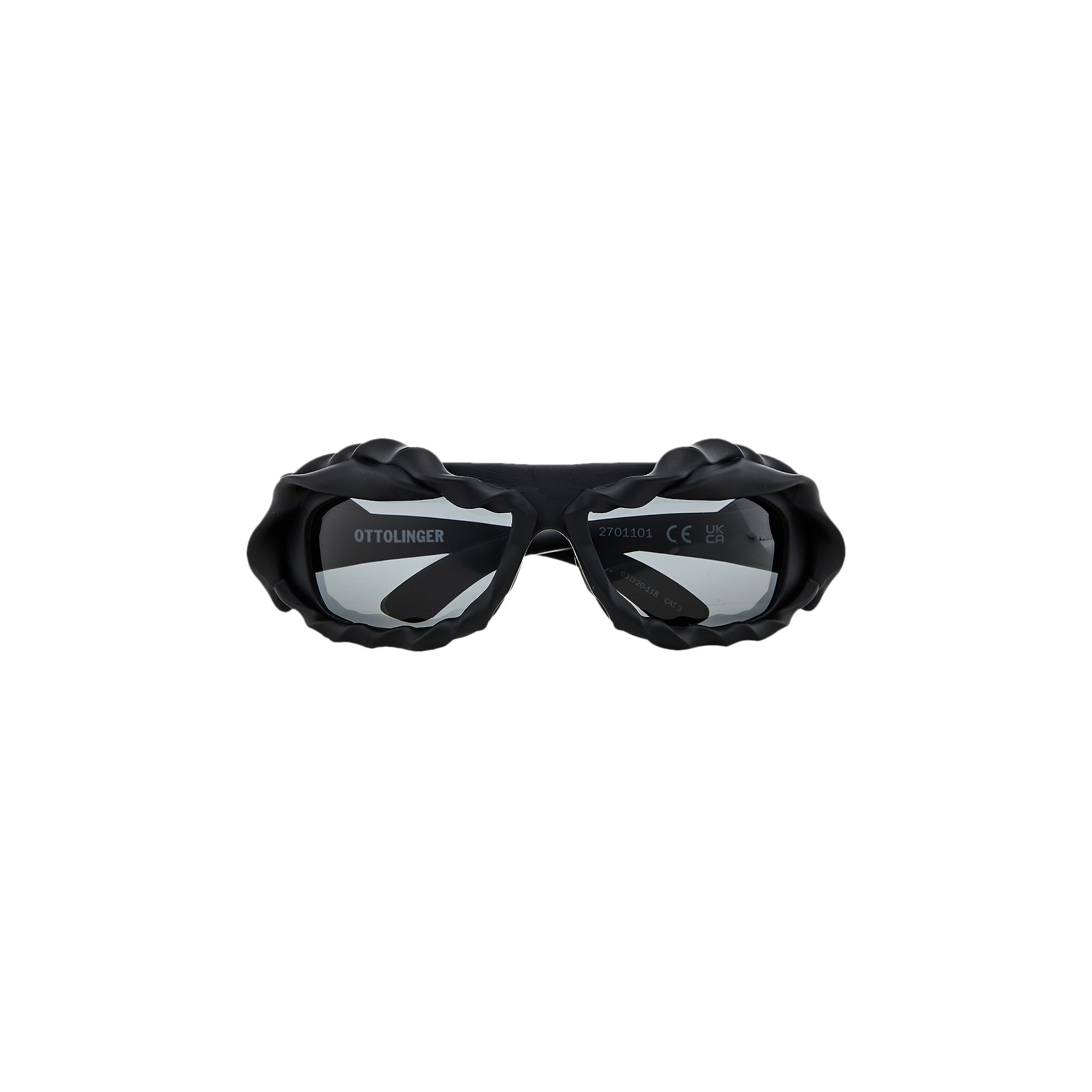 Pre-owned Ottolinger Twisted Sunglasses 'black'