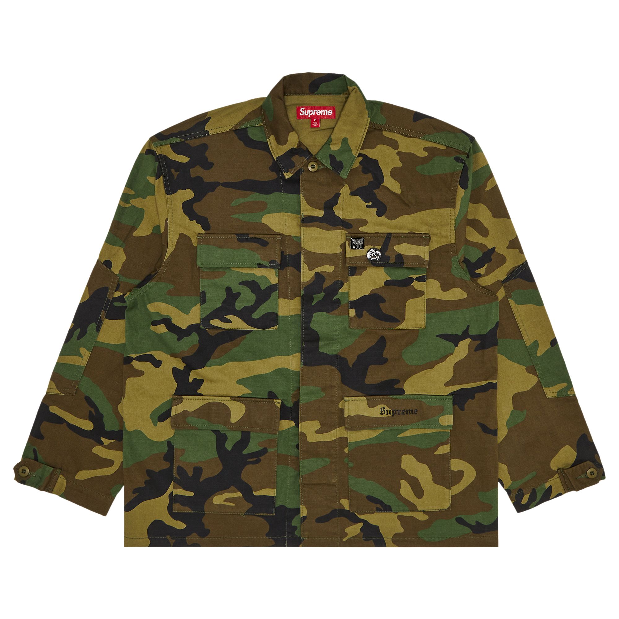 Pre-owned Supreme X Melvins Bdu Jacket 'woodland Camo' In Multi-color