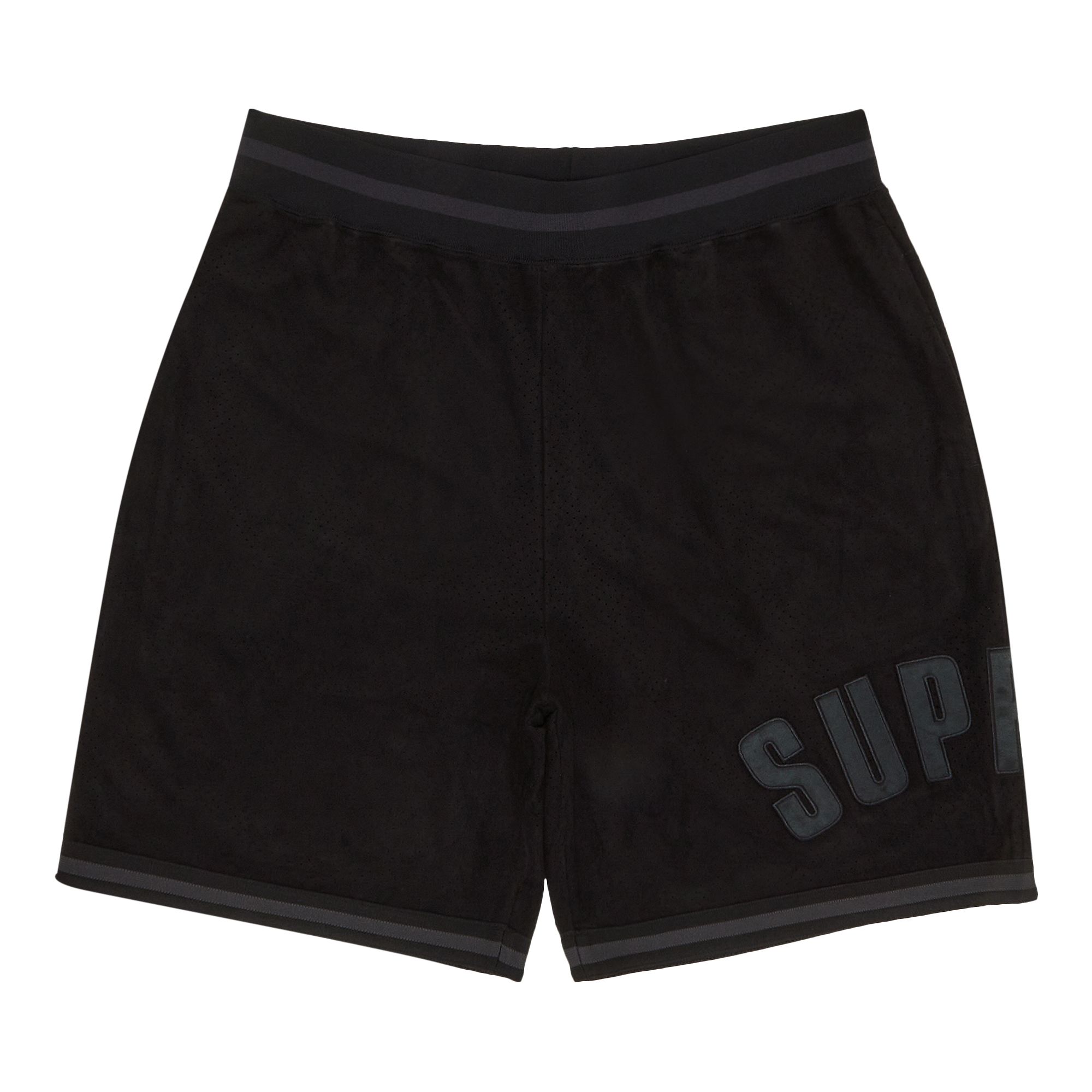 Supreme Ultrasuede Mesh Short 'Black' | Men's Size M