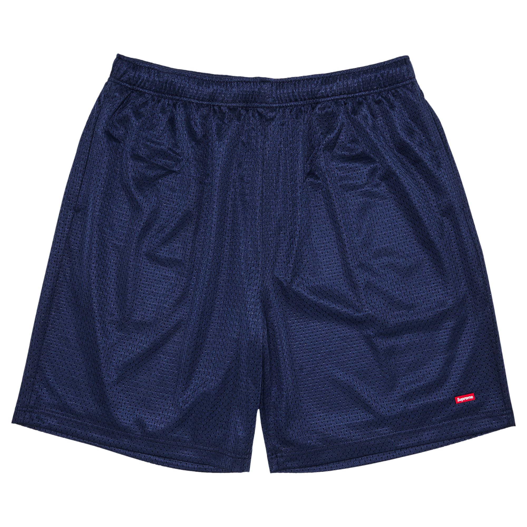 Supreme Small Box Baggy Mesh Short 'Navy' | Blue | Men's Size L