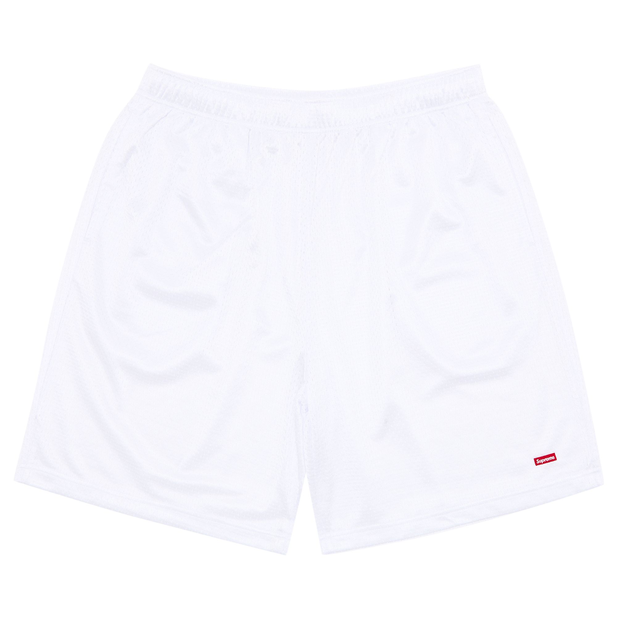 Supreme Small Box Baggy Mesh Short 'White' | Men's Size S