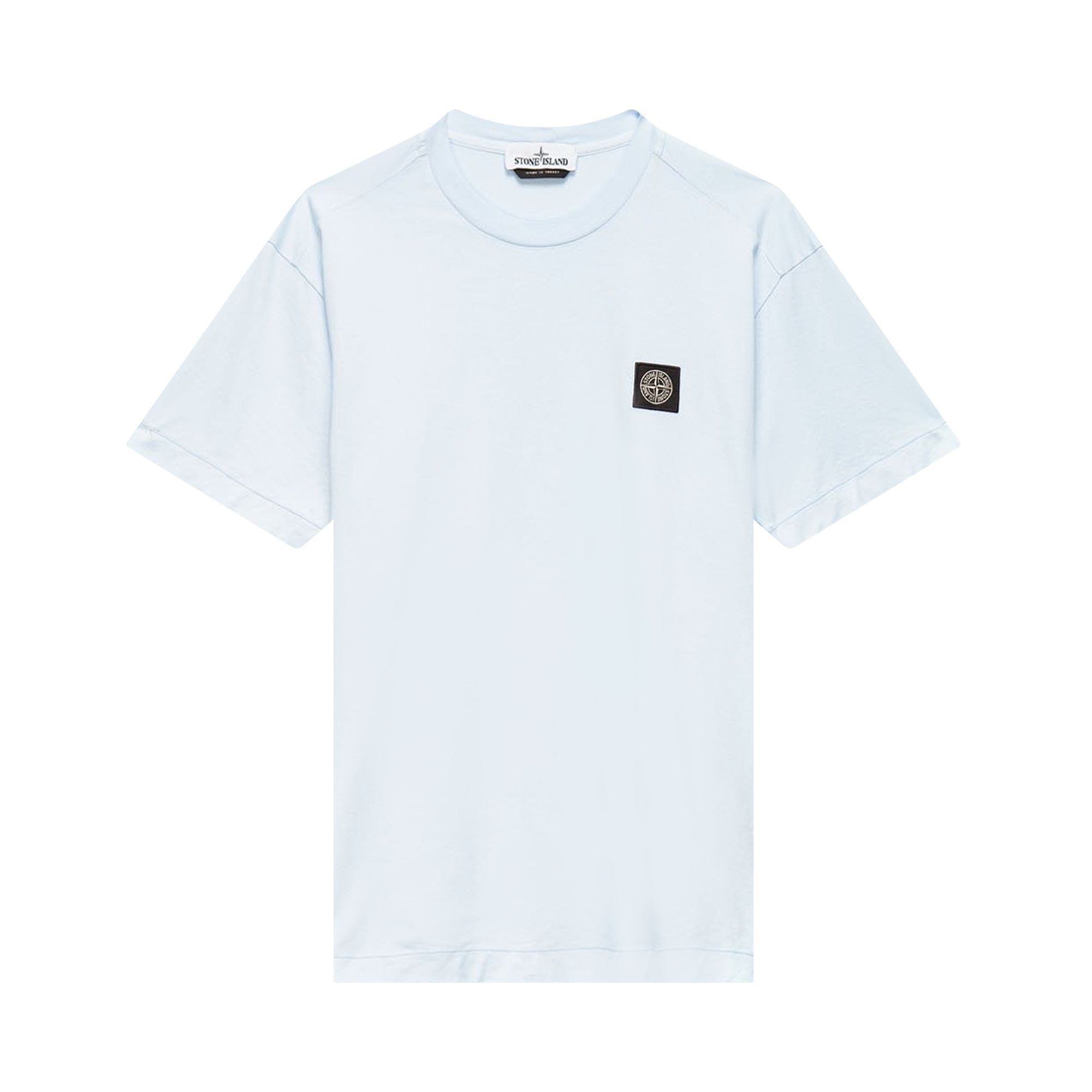 Pre-owned Stone Island Patch Logo T-shirt 'sky Blue' | Men's Size Xl