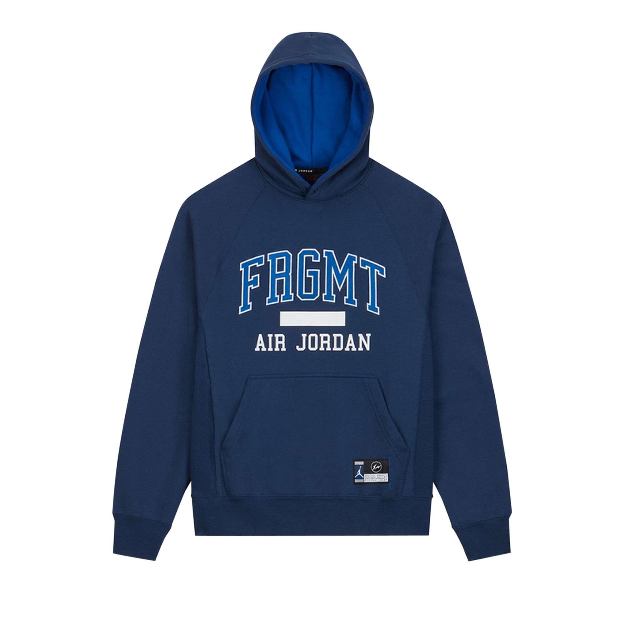 Air Jordan x Fragment Pullover Hoodie 'Navy/Sport Royal/White' | Blue | Men's Size M