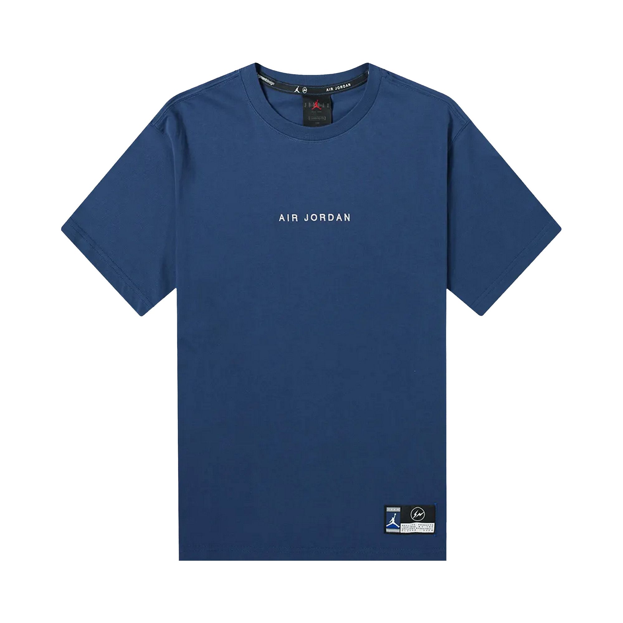 Air Jordan x Fragment T-Shirt 'Navy/Sport Royal/White' | Blue | Men's Size S