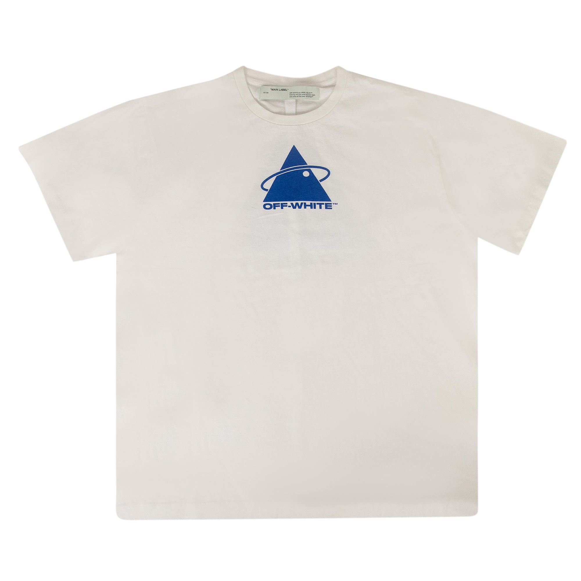Off-White Triangle Planet Over T-Shirt 'White' | Men's Size S