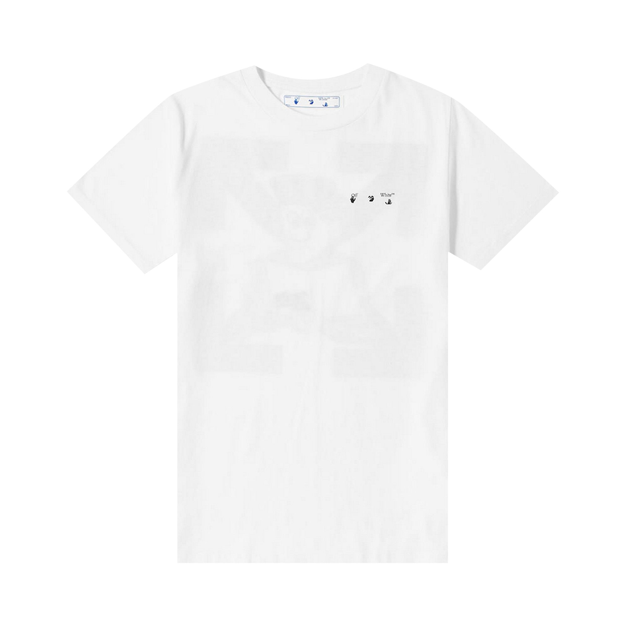 Pre-owned Off-white Pencil Arch Short-sleeve Slim Tee 'white/black' | Men's Size Xs
