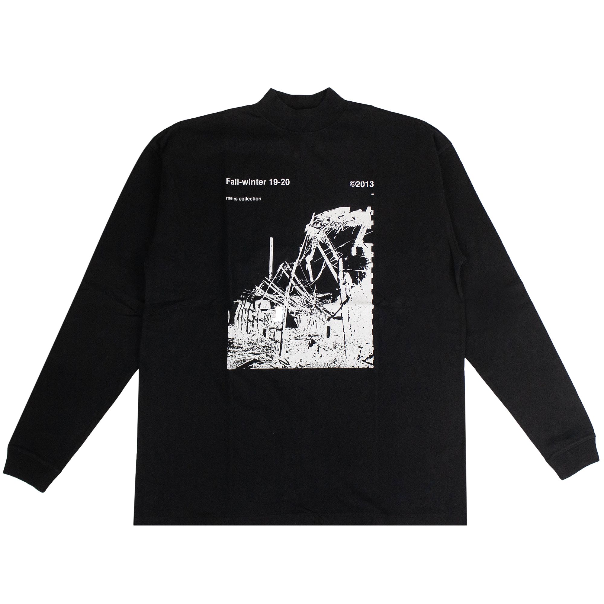 Off-White Factory Mock Neck T-Shirt 'Black' | Men's Size XS