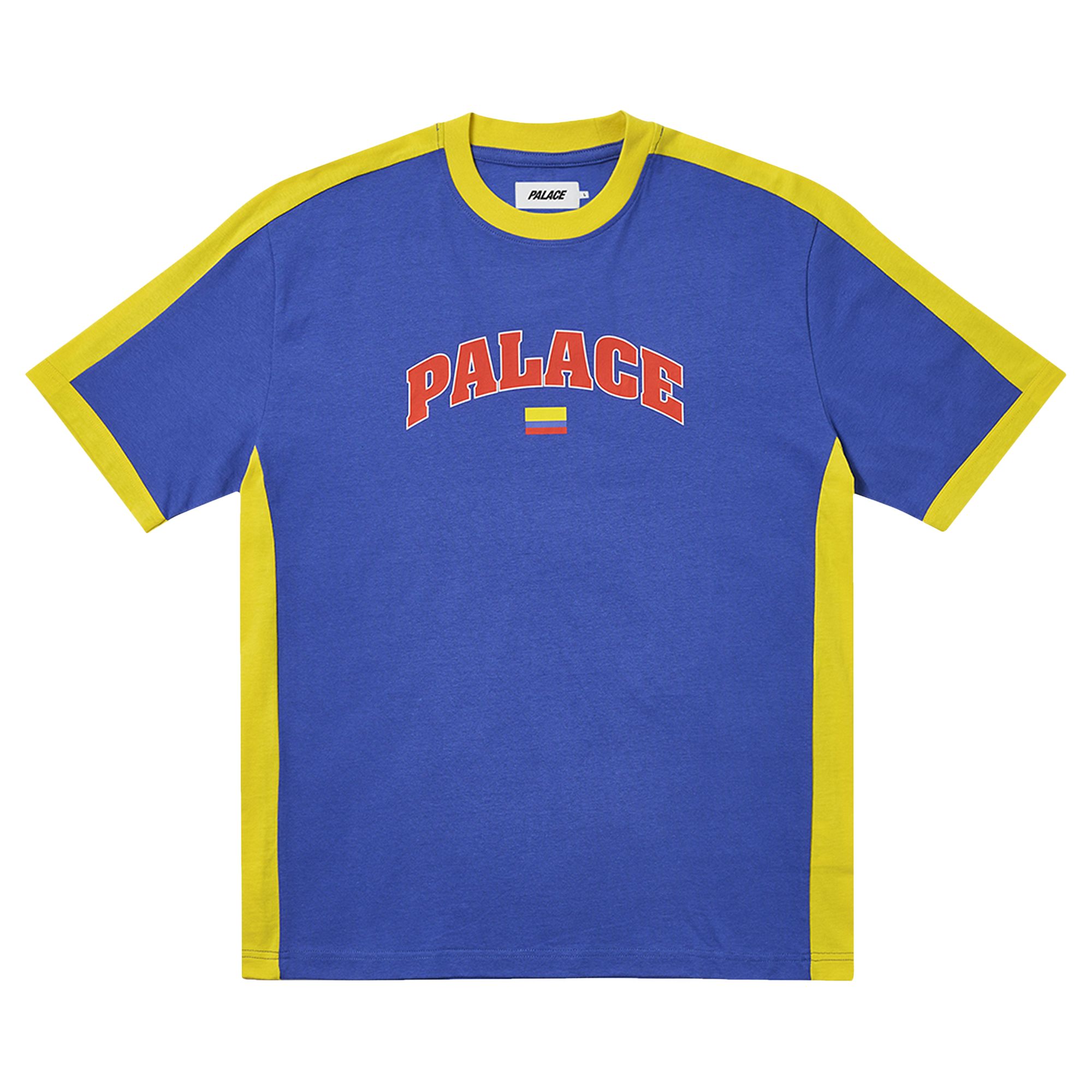 Pre-owned Palace Flag T-shirt 'blue' | Men's Size M