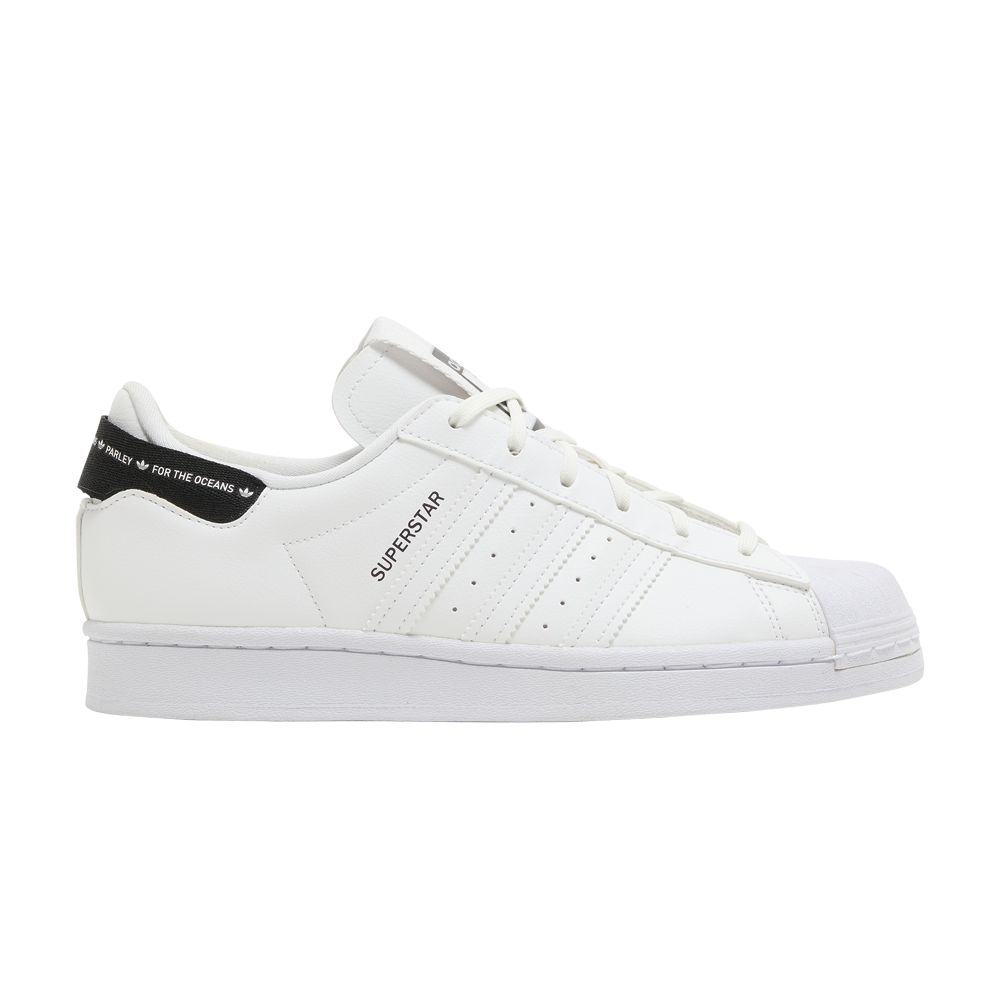 Pre-owned Adidas Originals Adidas Parley X Superstar J 'white Black' | Kid's Size 5