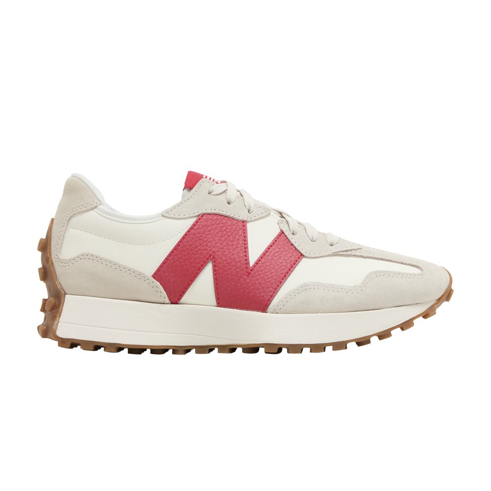 Pre-owned New Balance Wmns 327 'moonbeam True Red' In Cream