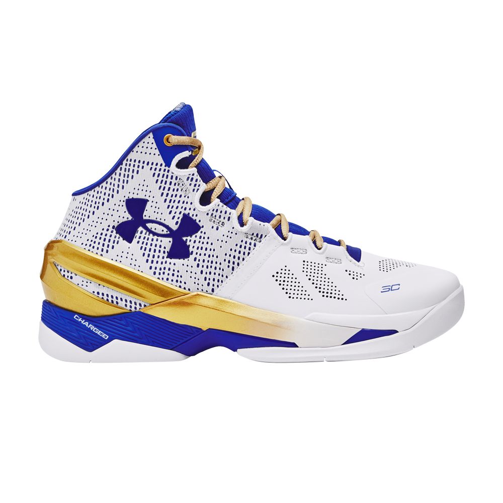 Pre-owned Under Armour Curry 2 Retro 'gold Rings' 2024 In White