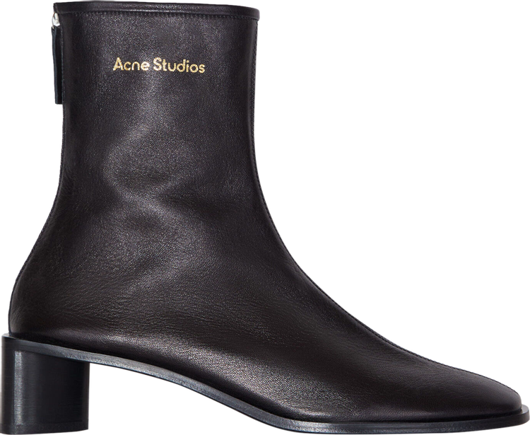 Acne Studios Wmns Logo Ankle Boot 'Black'