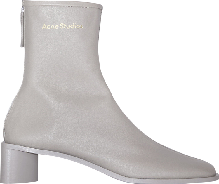 Acne Studios Wmns Logo Ankle Boot 'Light Taupe'