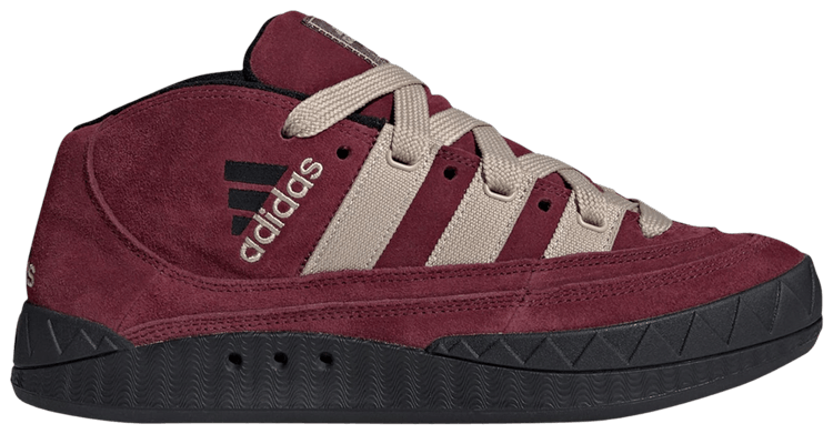 Adimatic Mid Maroon Wonder Beige