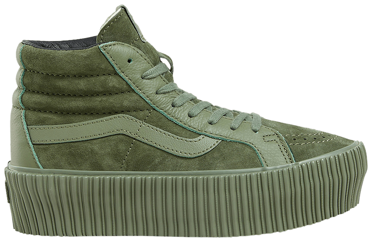 Vans Premium Sk8 Hi 38 Reissue Platform Army Green