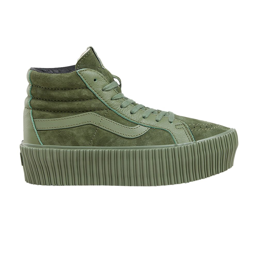 Pre-owned Vans Premium Sk8-hi 38 Reissue Platform 'army Green'