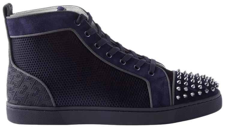 Buy Christian Louboutin Lou Spikes Orlato Flat Version Rock 1230171 4023 GOAT CA