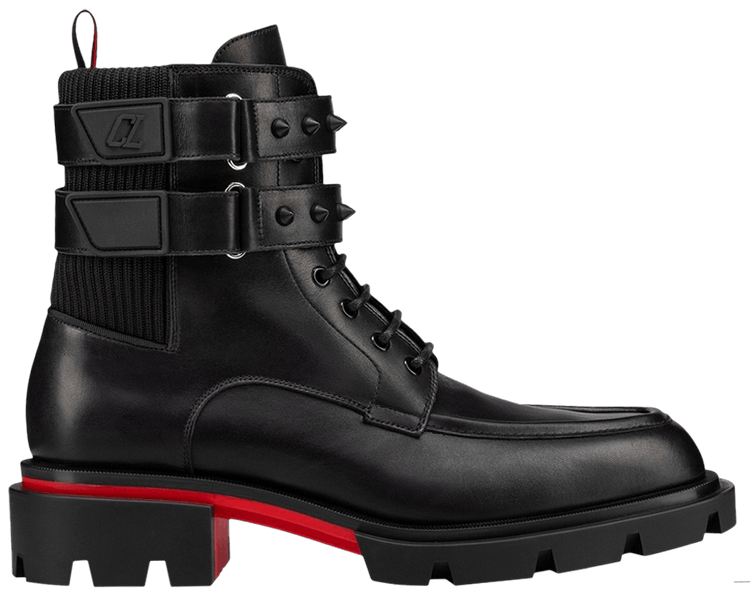 Buy Christian Louboutin Our Flight Flat Derby Boot 'Black Buy Christian Louboutin Our Flight Flat Derby Boot 'Black