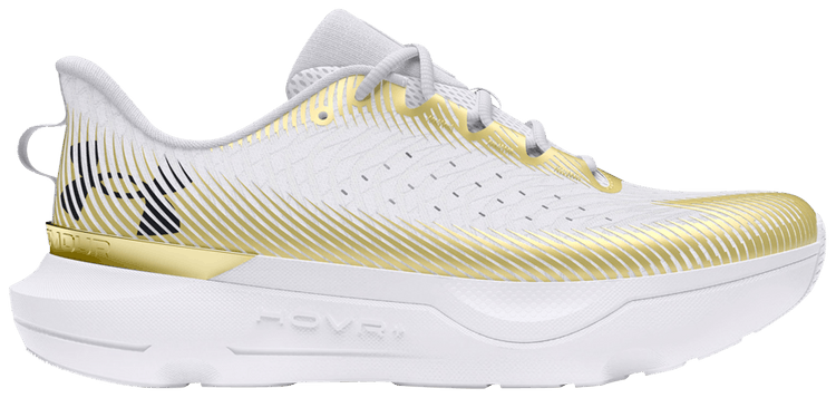 Under Armour Wmns HOVR Infinite Pro White Metallic Gold