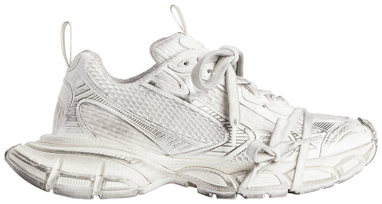 スニーカー BALENCIAGA Woman Sneakers White 734731 WTRMH 9080 Buy Balenciaga 3XL Sneaker 'Worn-Out - White Silver