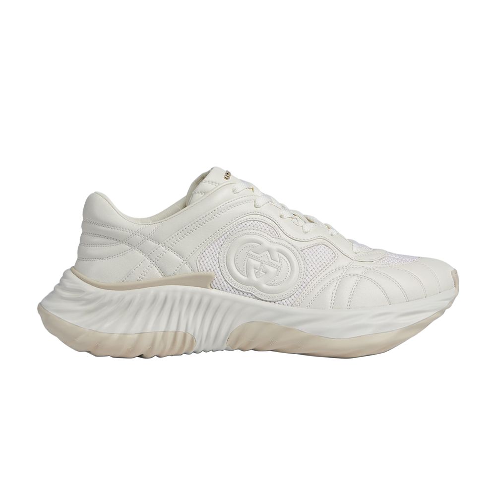 Click to view more detailed imagery on our partner's website Pre-owned Gucci Ripple Sneaker 'off White' In Cream