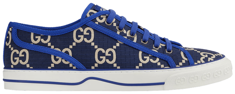 Gucci Tennis 1977 Low GG Monogram   Blue
