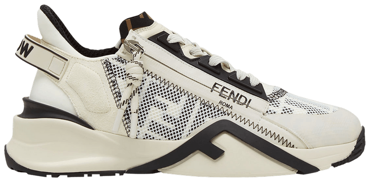 Fendi Wmns Flow FF Motif Low 'White'