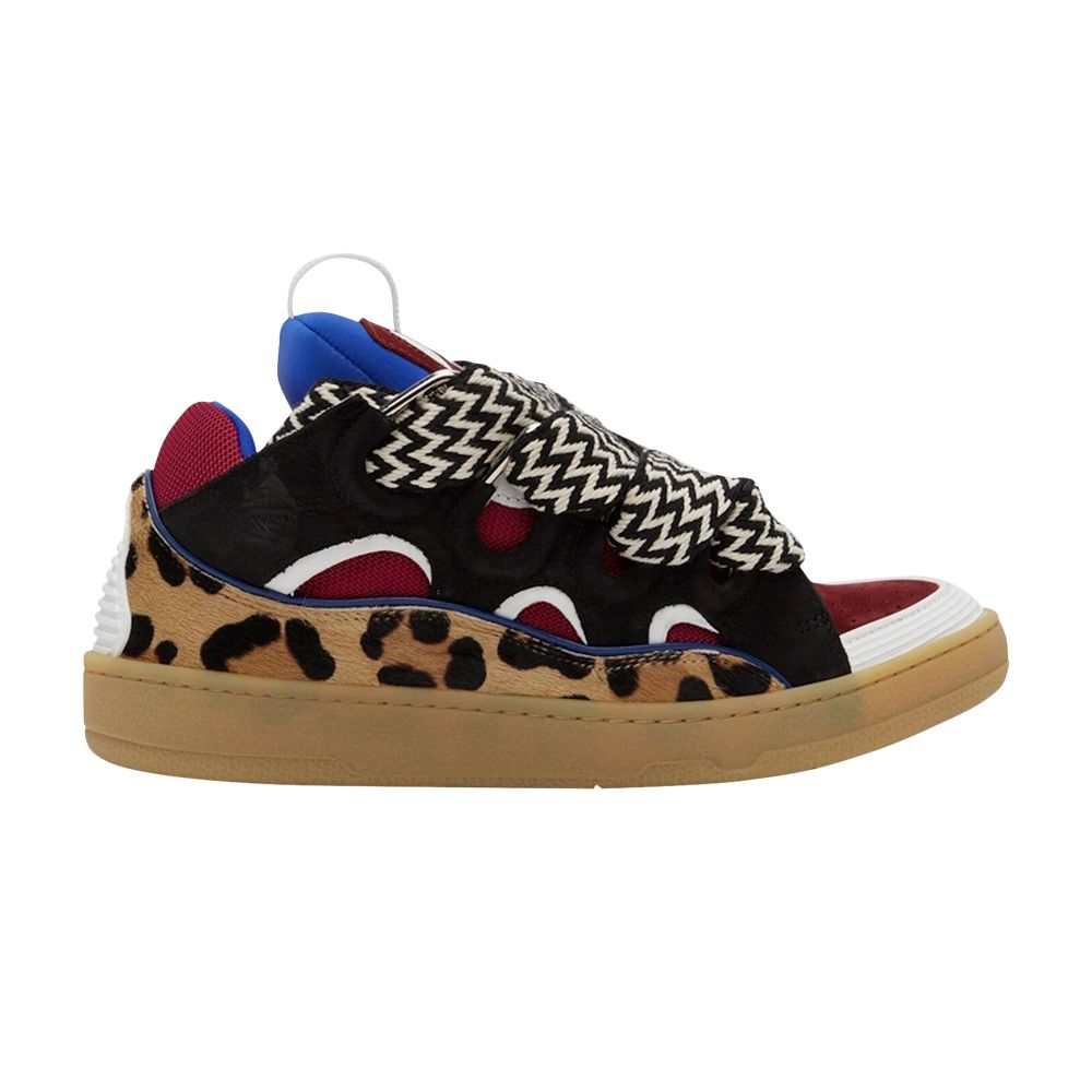 Lanvin Lanvin Wmns Curb Sneakers 'Animal Print - Black Red' | Multi-Color | Women's Size 40
