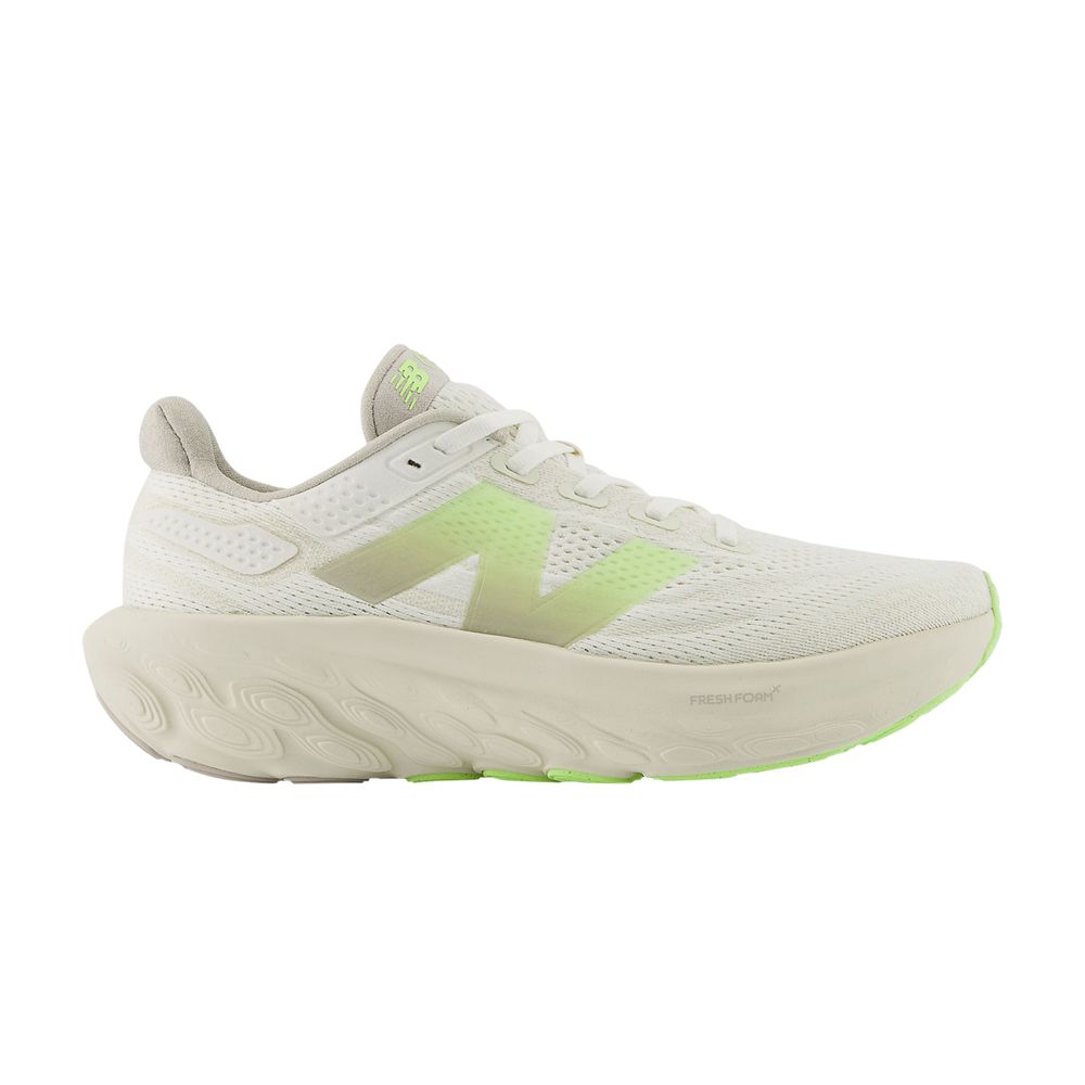 Pre-owned New Balance Wmns Fresh Foam X 1080v13 'moonrock Bleached Lime Glo' In Cream