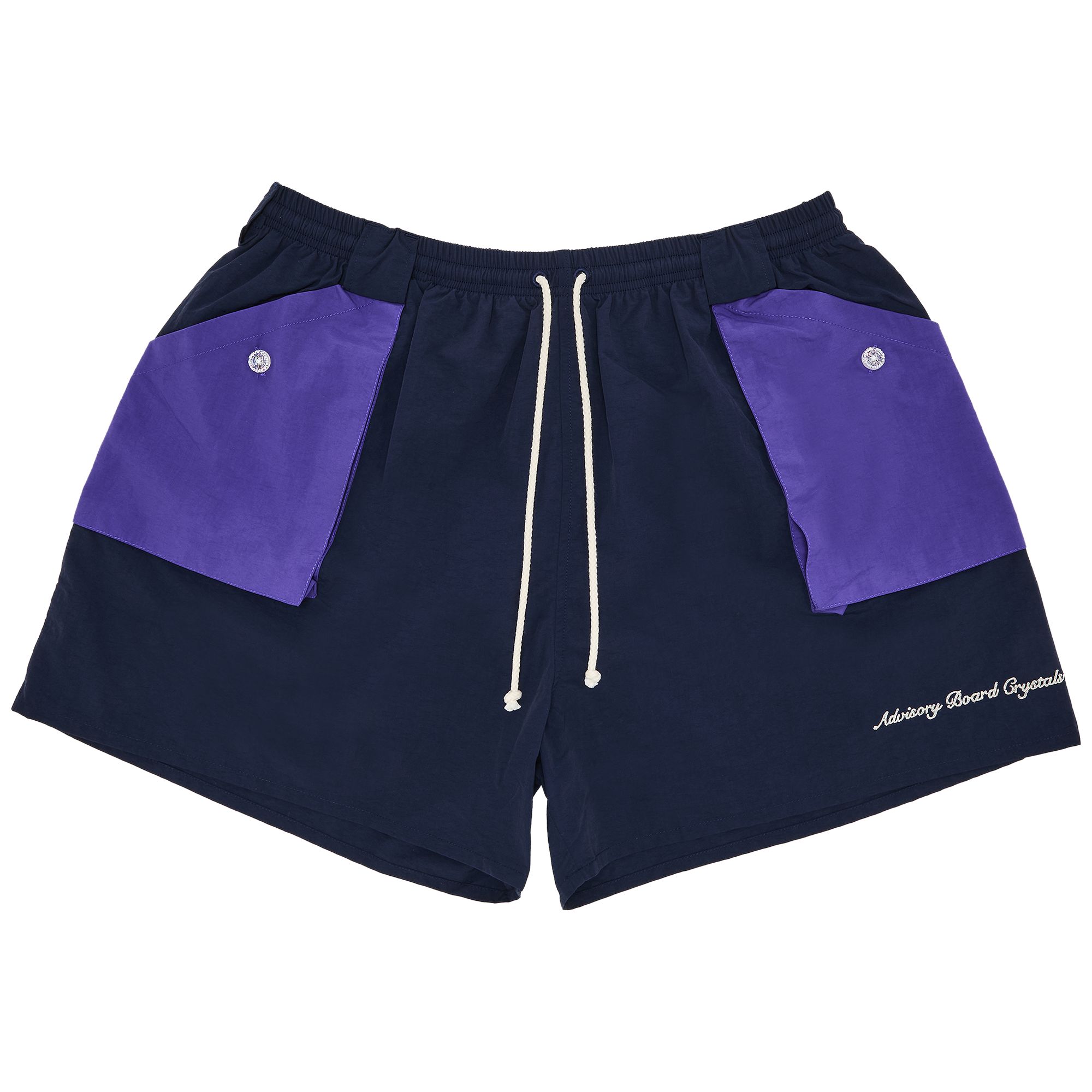 Advisory Board Crystals Camp Crystal Lake Swim Shorts 'Navy/Purple' | Blue | Men's Size M