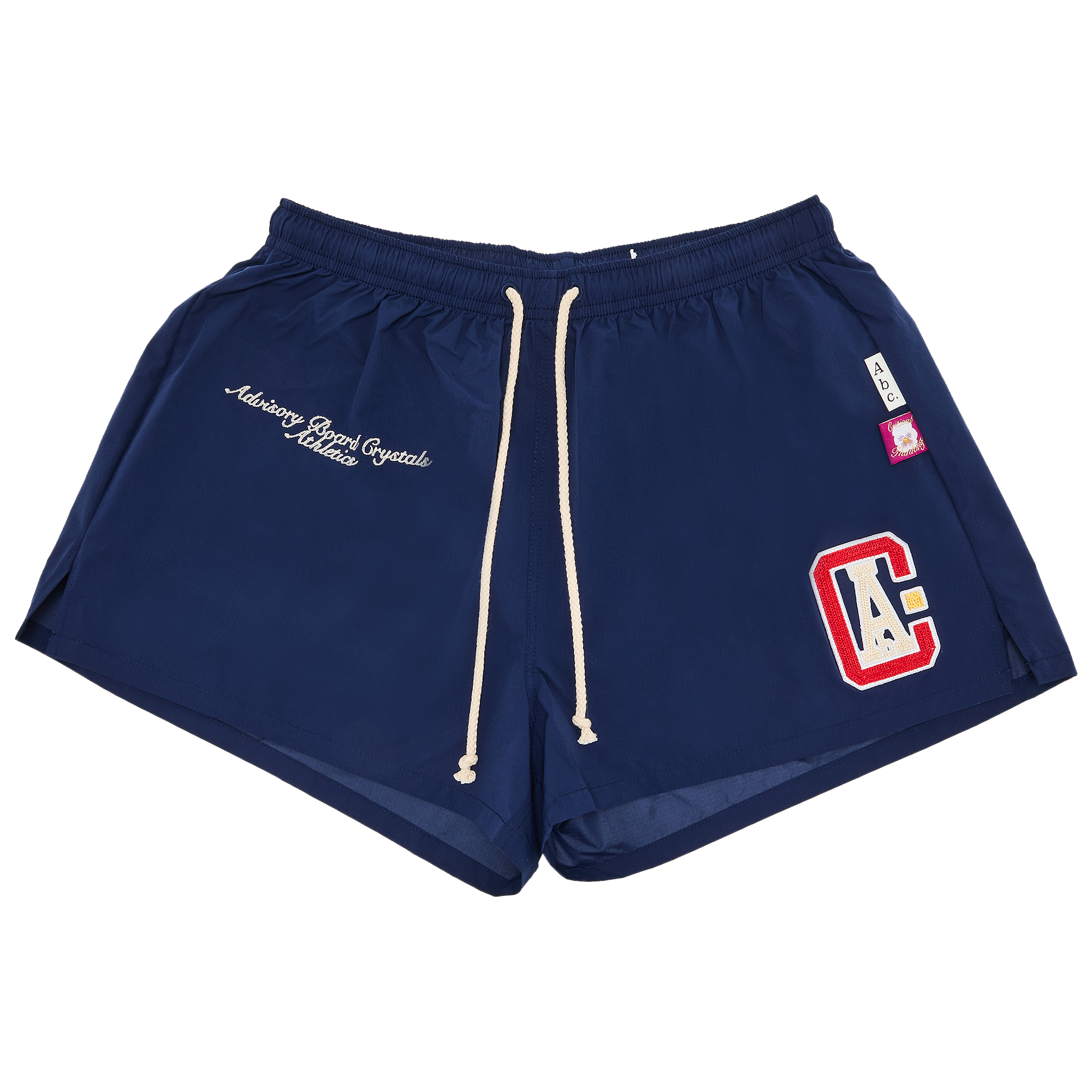 Pre-owned Advisory Board Crystals Athletics Track Short 'blue'