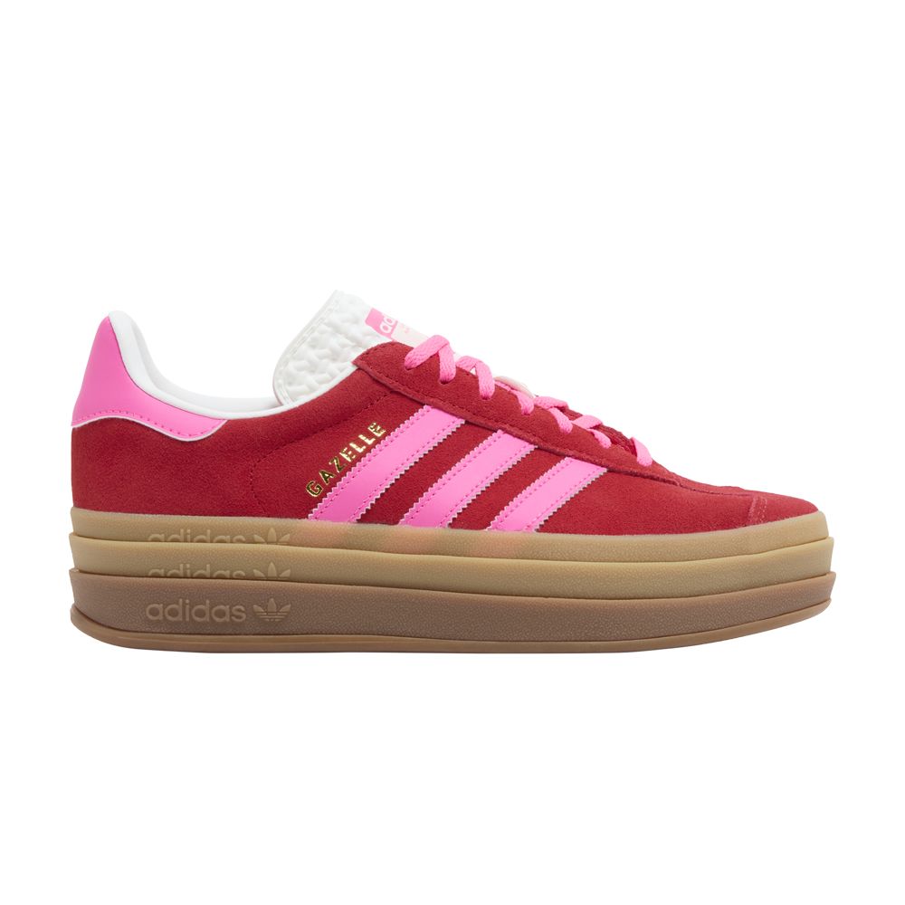 ADIDAS ORIGINALS WMNS GAZELLE BOLD 'COLLEGIATE RED LUCID PINK'