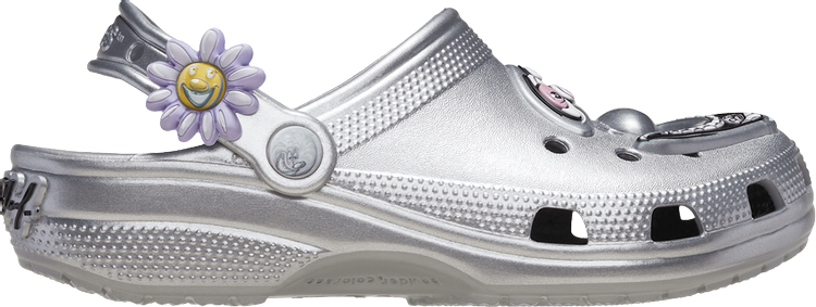 Kenny Scharf x Classic Clog Silver