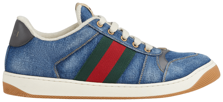 Gucci Screener Sneaker Blue Denim