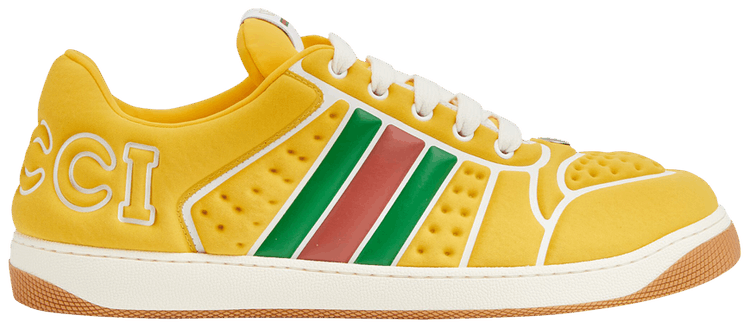 Gucci yellow sneakers 2025