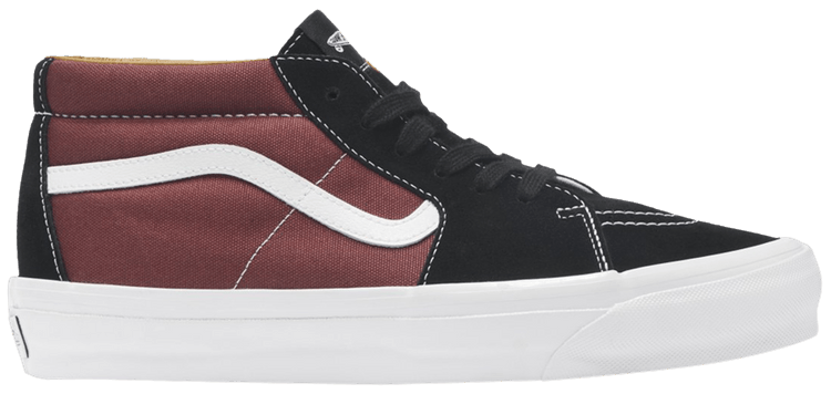 Vans Premium Sk8 Mid 83 Black Russet Maroon