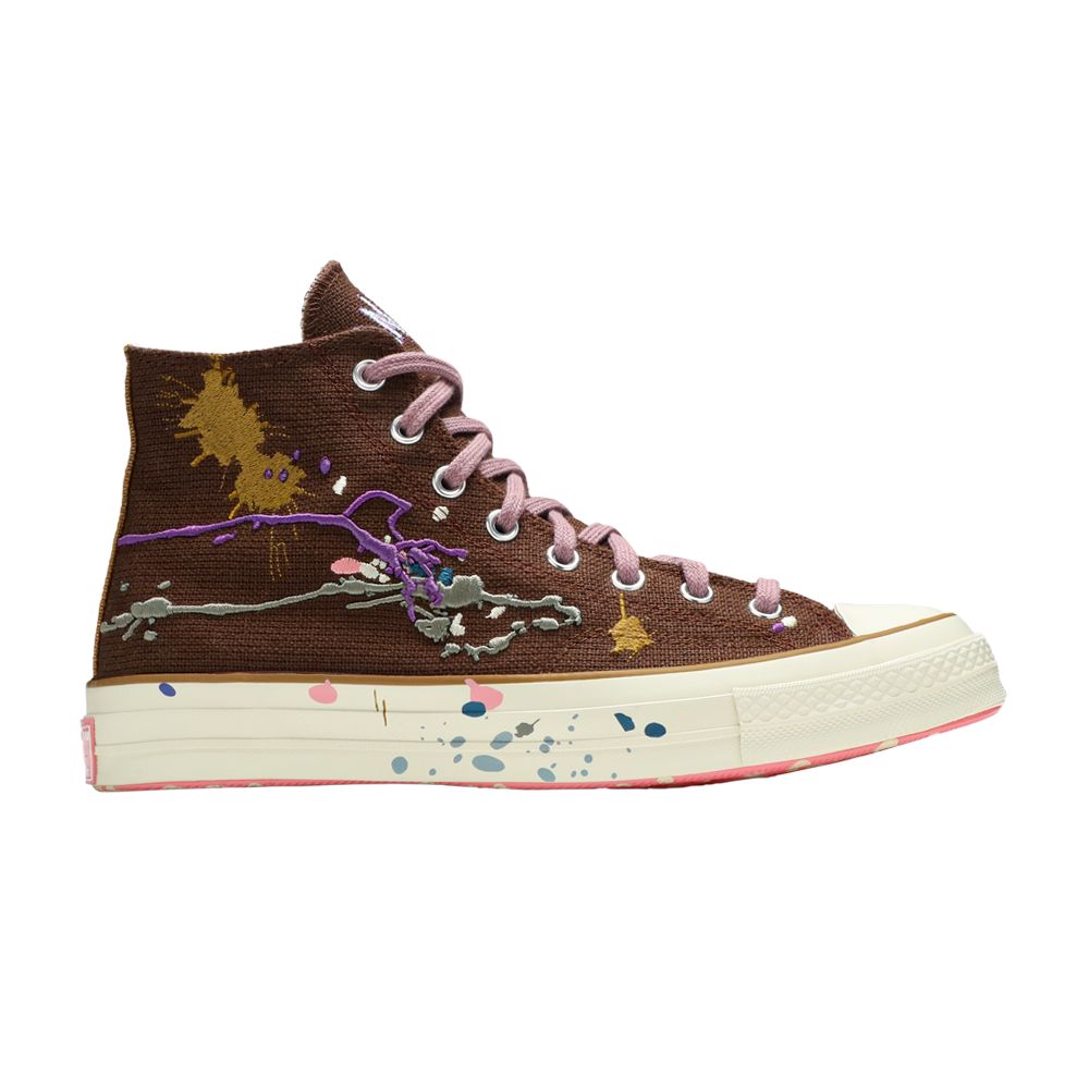 Converse Bandulu x Chuck 70 High 'Paint Splatter - Cappuccino Base' | Brown | Men's Size 10.5