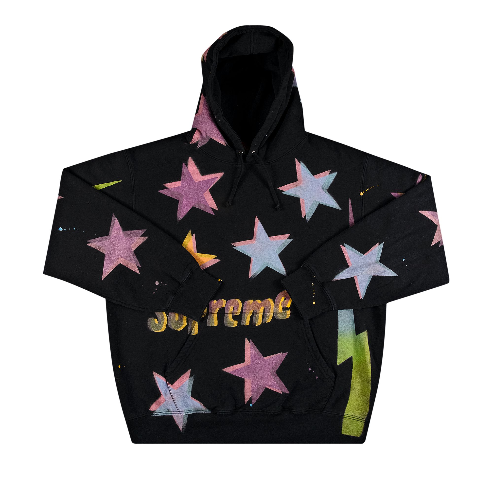 Supreme Gonz Stars Hooded Sweatshirt 'Black' | Men's Size XL