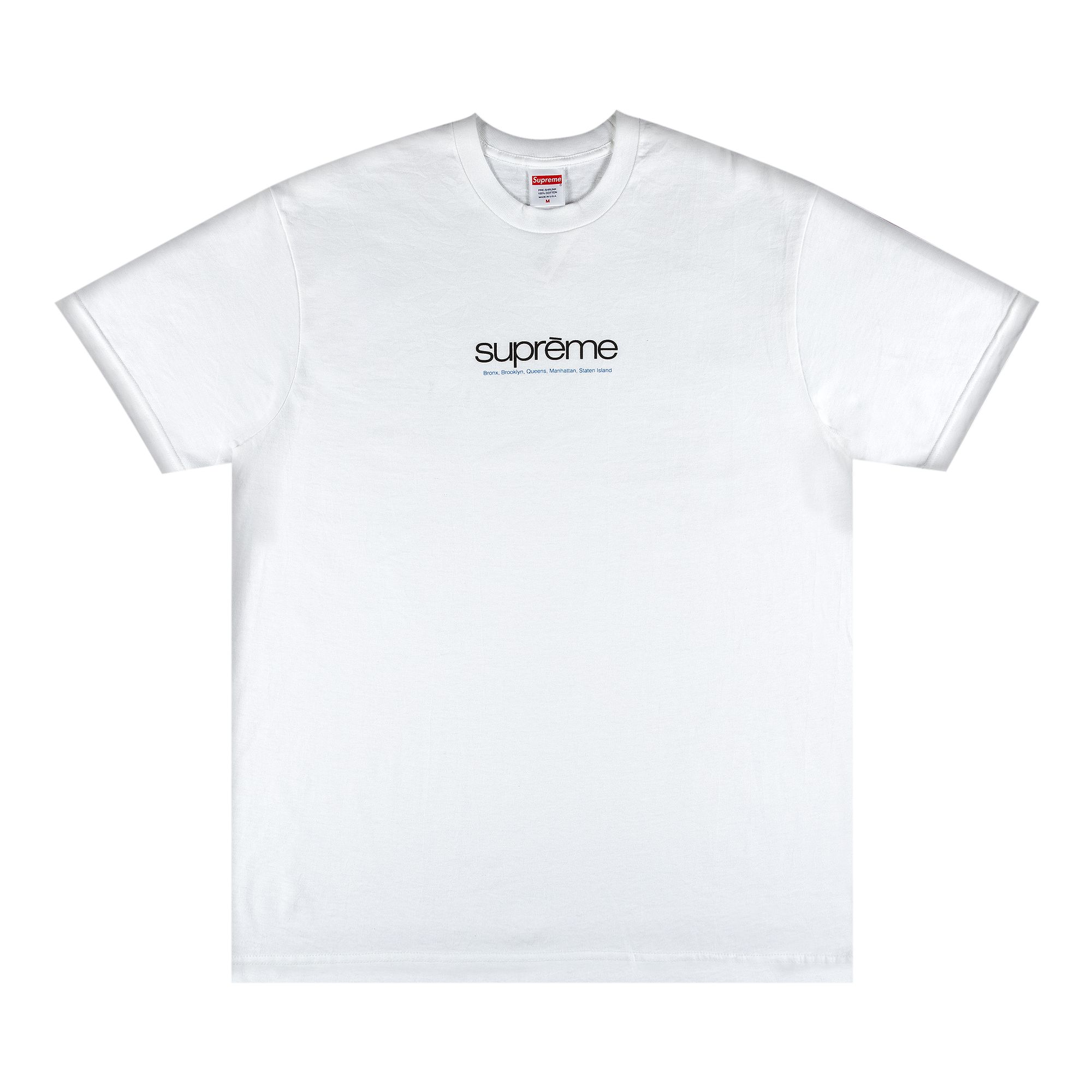Supreme Five Boroughs Tee 'White' | Men's Size XL