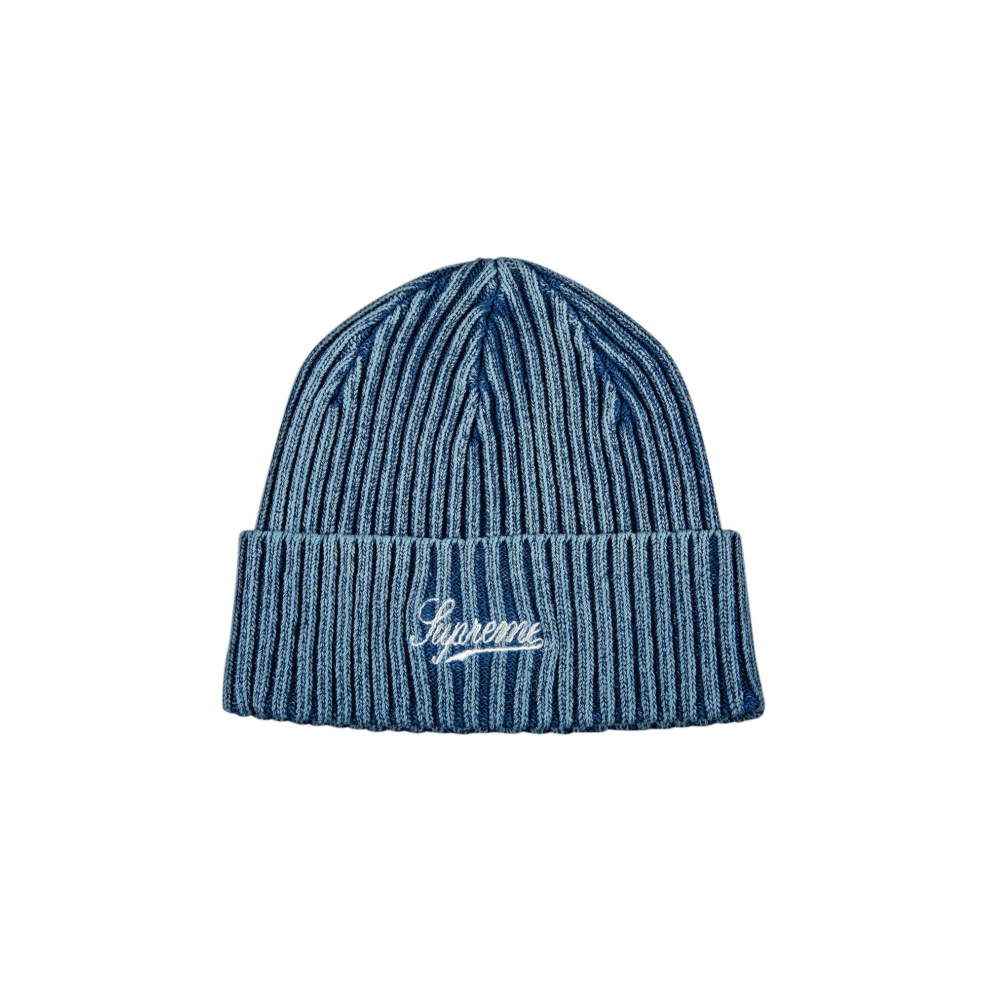 Supreme Bleached Rib Beanie 'Navy' | Blue | Men's Size Onesize