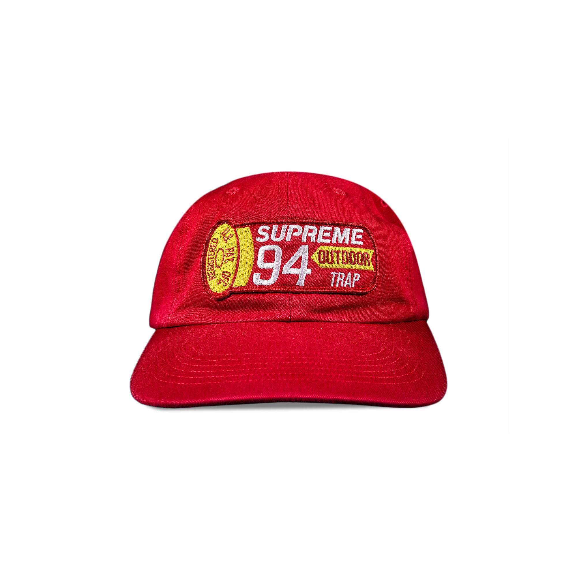 Supreme Shell Patch 6-Panel 'Red' | Men's Size Onesize